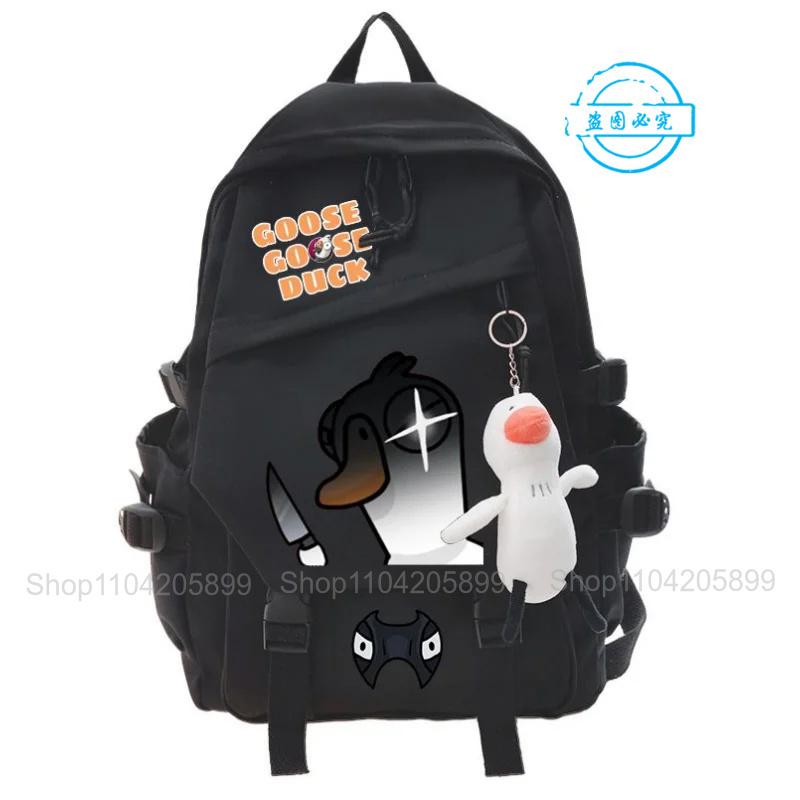 Goose Goose Duck Backpack Game Cosplay Mochila Students School Bag Cartoon Bookbag Boy Girl Gifts Laptop Outdoor Travel Rucksack