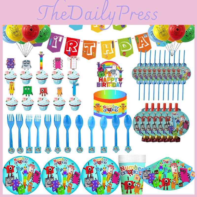 Тематические свадебные украшения Numberblocks Высококачественные латексные шары