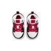 Air Jordan 1 Mid TD Белые Очень Ягодные Детские Кроссовки Черные 640735-016