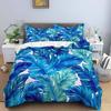 Тропические листья Пододеяльник Твин Кинг Узор пальмовых листьев Комплект постельного белья для комнаты мальчика девочки Ботанический Чехол для одеяла с листьями монстеры