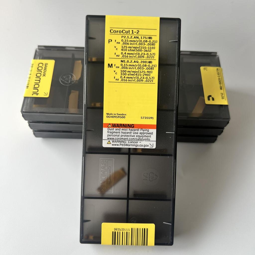 Sandvik / N123F2-0300-RM 2135 / Оригинальная шведская твердосплавная пластина 10 шт.