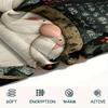 Dwarf Print Flannel Blanket, High quality Comfortable for All Seasons, Home Decor, Warmth and Comfort, Perfect for Christmas Gifts