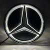AABIC1 Car Front Grilled Star Emblem LED Illuminated Logo White Blue Red Light Mercedes Benz W204 GLK200 GLK260 GLK350 2013-20151