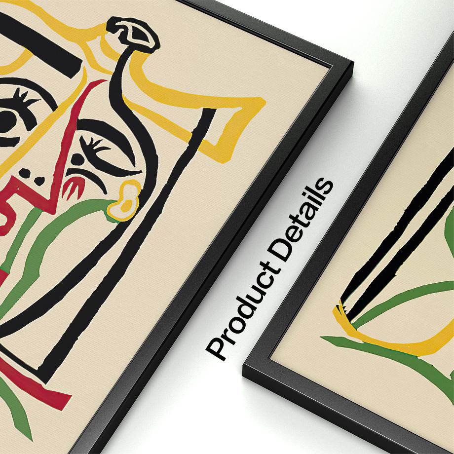 Абстрактная фигура, линия, колбаса, собака, кошка, Пикассо, настенная живопись на холсте, плакаты на скандинавскую тему и принты, настенные панно, декор для гостиной