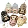 Школьная сумка Новая Девочка Повседневная Милая Мультяшная Легкая Универсальная Ученик Средней Школы Школьная Сумка Рюкзак Большой Вместимости