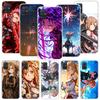 Чехол для телефона Anime Sword Art Online SAO для Samsung Galaxy A52 A32 A22 A12 A02S A50S A30S A51 A31 AA71 Note 20 Ultra 10 S10 Plus G