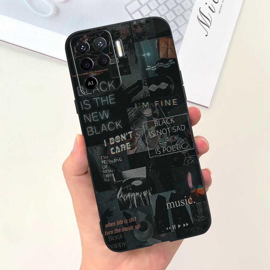 Чехол для OPPO Reno 5 5G Reno5 Pro CPH2201 Милый Расписной Мягкий Силиконовый Чехлы для Телефона Для OPPO Reno 5 Pro Reno5 Lite 5Z Fundas