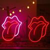 Светодиодный неон в форме языка - Модное декоративное освещение