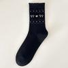 Socks Pure Cotton Tube Socks Season Idea Yarn Bow Love Cute Lace Cotton Stacking Socks