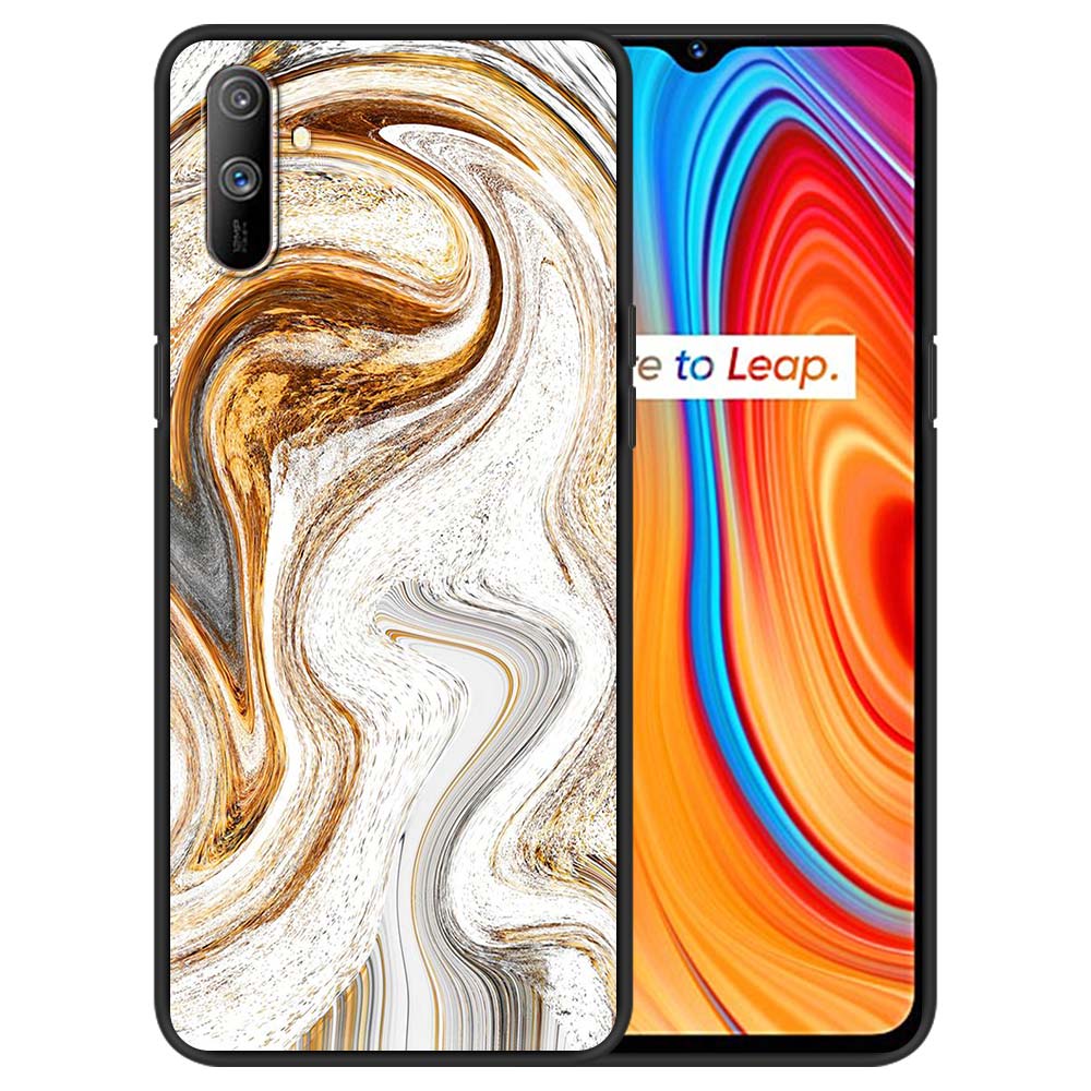 Мягкий силиконовый чехол для Realme C3 6 7 Pro 5 8 XT X50 GT C15 C11 C25 V13 5G C21, задняя крышка телефона из ТПУ, роскошный мраморный узор