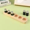 1Pcs  6 Holes Essential Oil Wooden Display Stand Essential Oil Storage