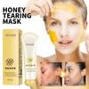 Honey Peel-Off Mask Tightens Pores and Brightens Dull Skin Tone Gentle Blackhead Removal Applicator Mask