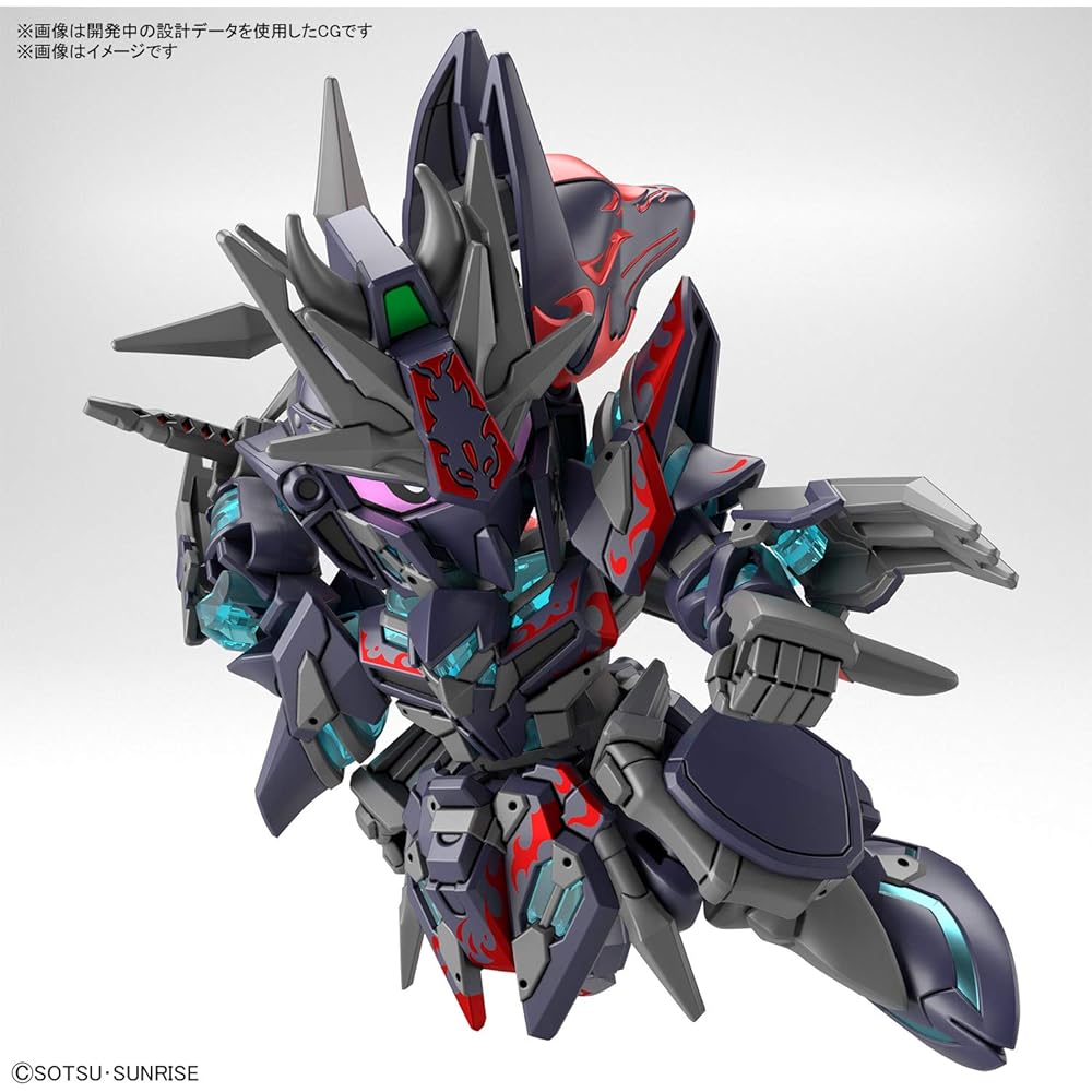 Bandai Spirits SDW Heroes Саске Дельта Гандам Пластиковая модель с цветовой кодировкой