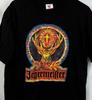 Винтажная футболка Jagermeister Промо футболка Черная Алкоголь Ликер S S Мужская Большая