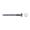 Box 50 Units. Hexagonal Lag Screw Din/ref 571 Ø8x70mm Zinc Plated