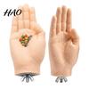Pet Bird Feeder Parrot Training Fake Hand Perch, Simulated Human Taming Toy Cage Accessory with Grinding Surface, Safe Anti?Bite Desensitization