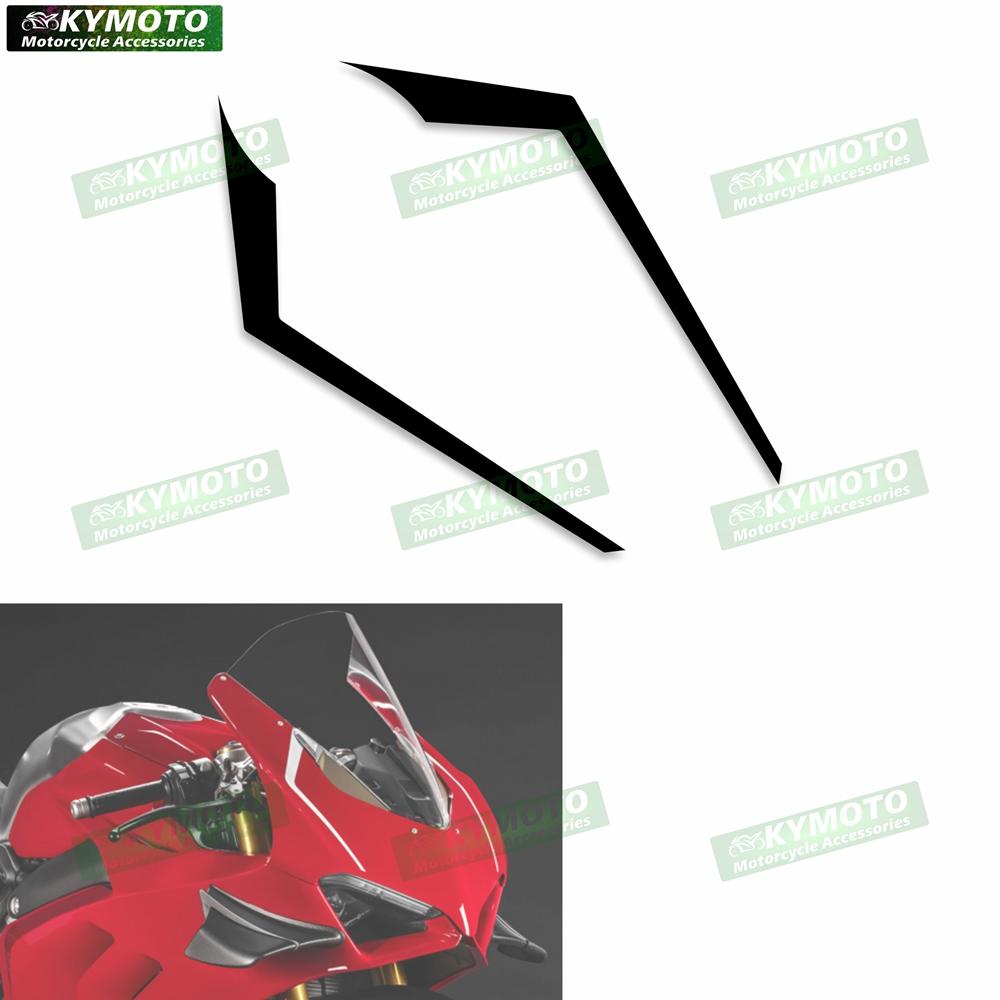 For V4 V4R V4S V4SP motorcycle accessories front decals reflective fairing front line stickers decoration