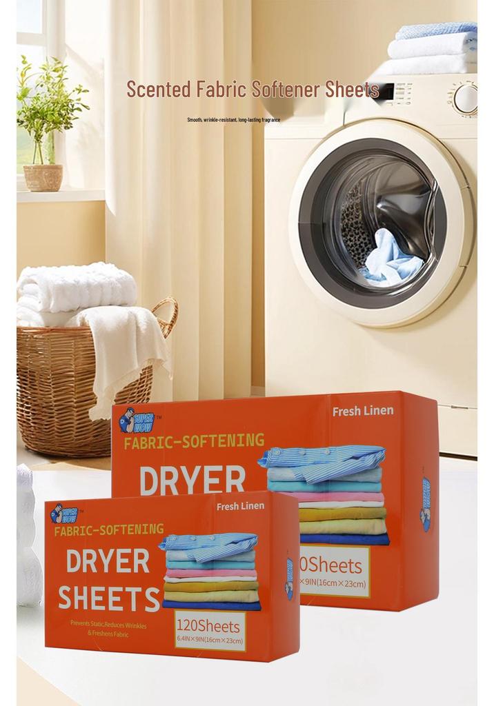 Трансграничные листы для сушилки: Антистатический, Ароматерапия, Стойкий аромат для гладкости белья
