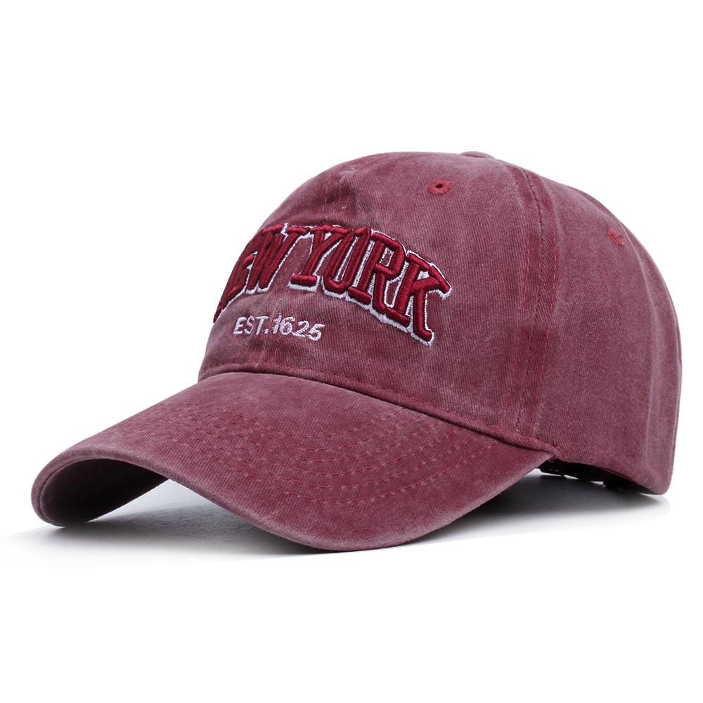 2026 Новая стираная хлопковая кепка New York для мужчин и женщин Кепки Snapback Бейсболки Защита от солнца Кепка Кепка папы Кепка для улицы