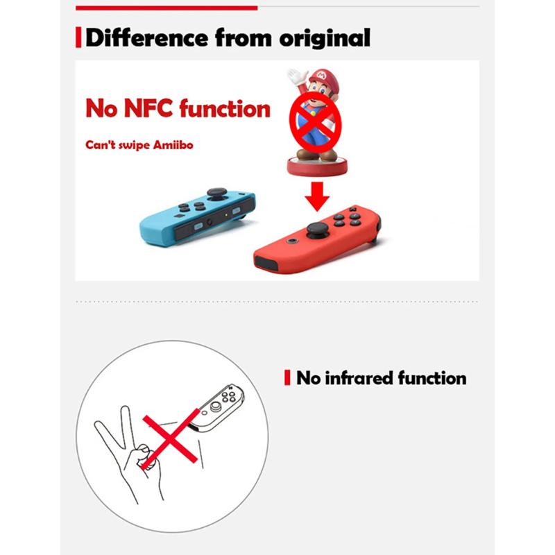 Джойстик-переключатель Joycon Контроллер Левая и правая игровая ручка Bluetooth-совместимый беспроводной геймпад