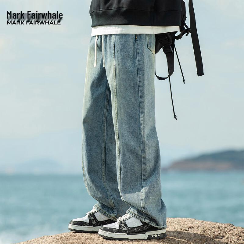 Мужские широкие прямые джинсы Mark Fairwhale