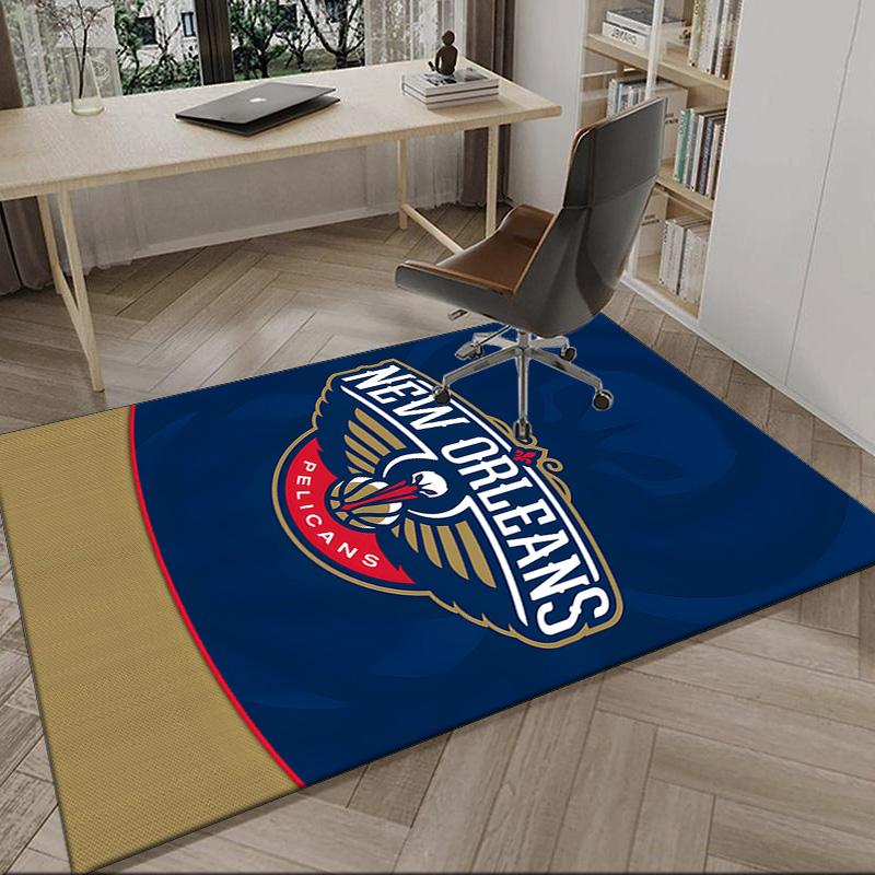 Pelicans Team Spirit Carpet, Kitchen Rugs, Yoga Mat, Non-Slip Mats, Rug for Bathroom, Living Room bedroom, Camping Rugs Christmas Gift