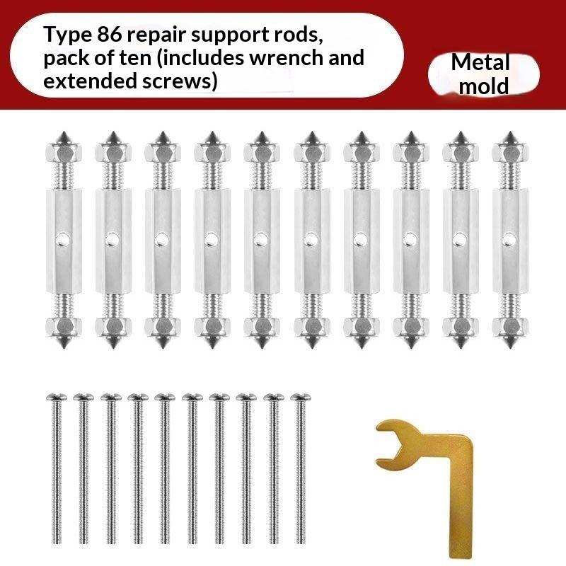 10 Pcs Universal 86 Type Outlet Box Fixer Repair Rod Fixing Tool For Switch Socket Boxes