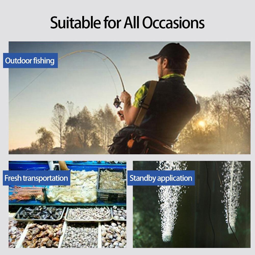 5V 1W Mini Aquarium Oxygen Air Pump Fish Tank USB Silent Air Compressor Portable Fishing Oxygener