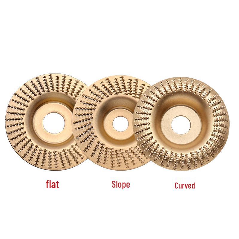 Диск для резьбы по дереву и шлифовки для угловых шлифмашин, изогнутый и плоский