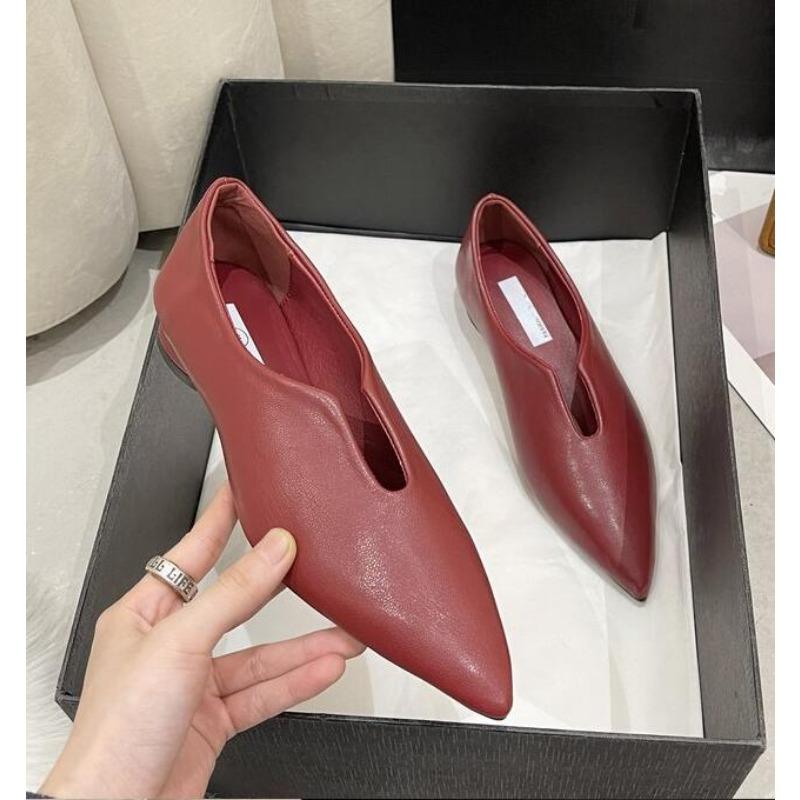 Fashion New Luxury Trend Women Shoes Flats Sandals Pointed Toe Retro Oxford Shoes Mules Casual Ladies Shoes Walking Shoe