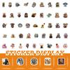 100Pcs/Set Мопс Мини Домашние животные Собаки Наклейки DIY Модные наклейки Наклейки