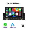 1 Din 6,2-дюймовый автомобильный радиоприемник CarPlay Bluetooth Android-Auto MP5-плеер Hand Free USB FM-приемник Стерео аудиосистема Головное устройство F170C