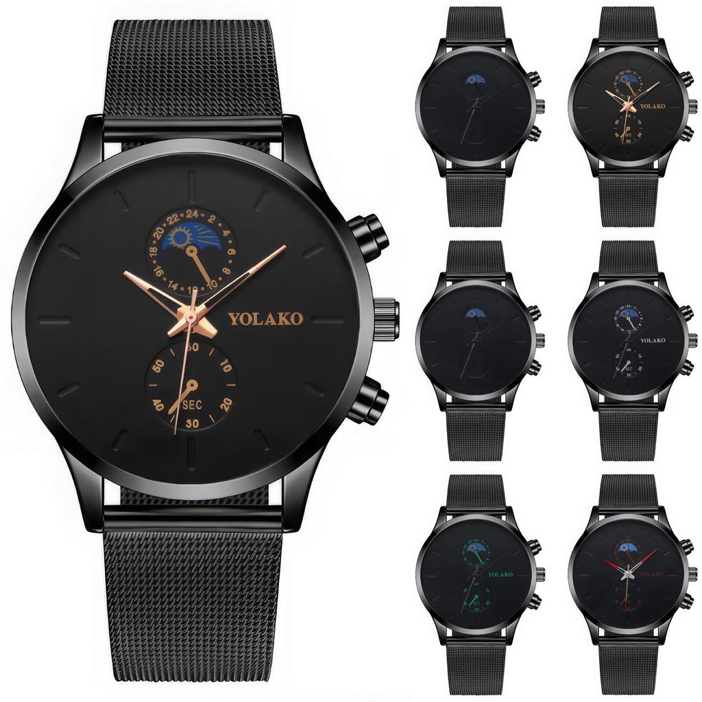 Men's Waterproof Luminous Running Alarm Clock Watch