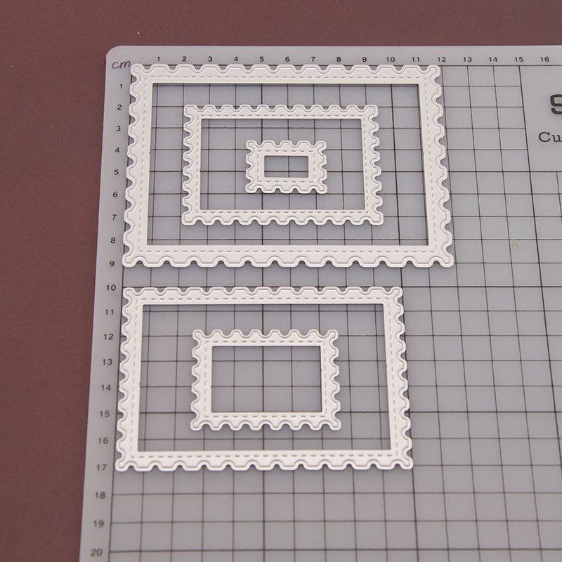 Прямоугольный штамп, вырубные штампы, металлический трафарет, сделай сам, скрапбукинг, альбом, тиснение бумажной карты, ремесло, высечка, шаблон рамки