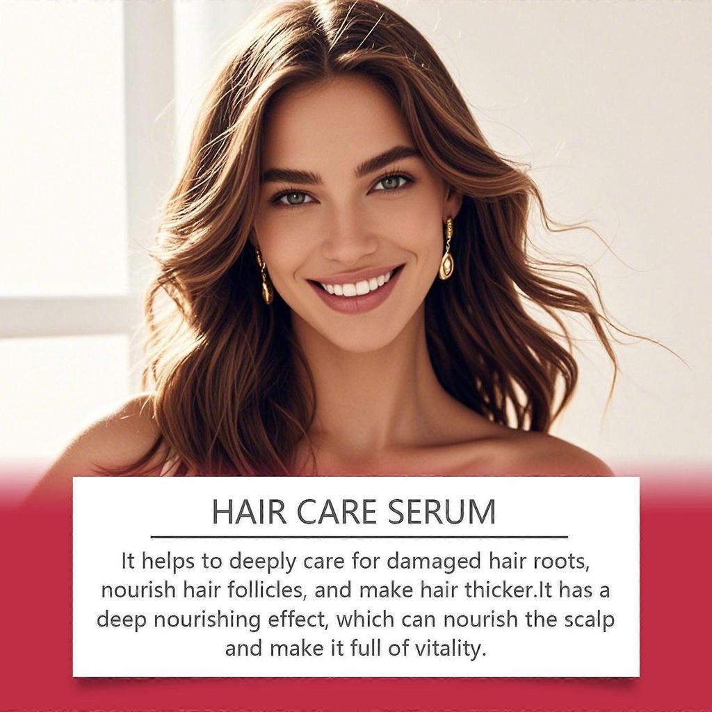 Nourishing hair care essence gently moisturizes the scalp and makes hair smooth