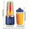Portable Rechargeable Juicing Cup with Built-in Battery, Multi-Functional Mini Blender for Home and Travel