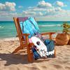 Personalized customized proof beach towel with Sally Face pattern - soft, absorbent,quick-drying,perfect swimming,camping&bathing