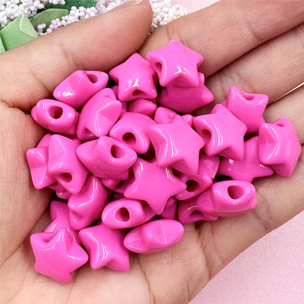Home Party Supplies Acrylic Jewelry Accessories Advanced 40PCS For Jewelry Making Bracelets DIY Star Fashion 14.9mm Necklace Loose Beads