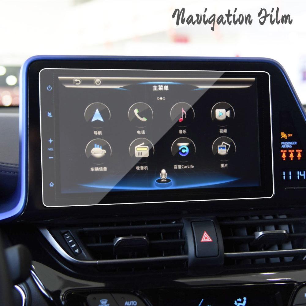 Защитная пленка для экрана GPS-навигатора автомобиля для Toyota C-HR CHR 2016 2017 2018 2019 2020 Защитная мембрана из закаленного стекла Аксессуары