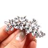 Fashion 1Pcs Rhinestone Hairpins Bride's Women's Flower Crystal Hair Clip Jewelry