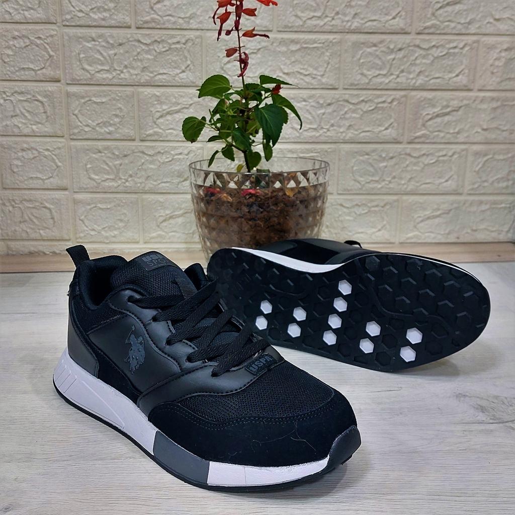 USPolo Janko Черная мужская спортивная обувь Faylon на легкой подошве