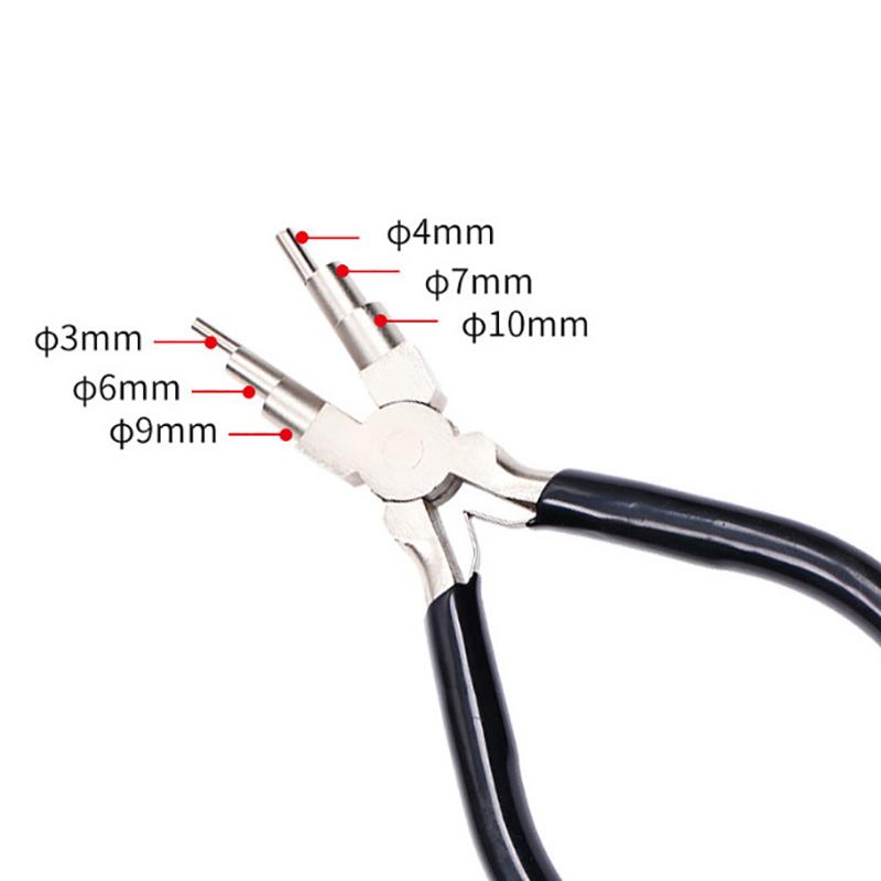 Зеленые плоскогубцы с плоскими губками, черные 6 в 1 круглогубцы для обмотки проволоки, изготовления ювелирных изделий, прочные диагональные плоскогубцы