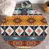 Ethnic Style Rug Floor Mat Boho Round Carpet Home Hotel Living Room for Kids Anti Slip Carpet Doormat Circle Rug