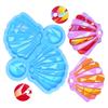 Holographical Seashells Earrings Silicone Mold Crystal Epoxy Resin Casting Molds Ear Ornament Pendant Mould for DIY