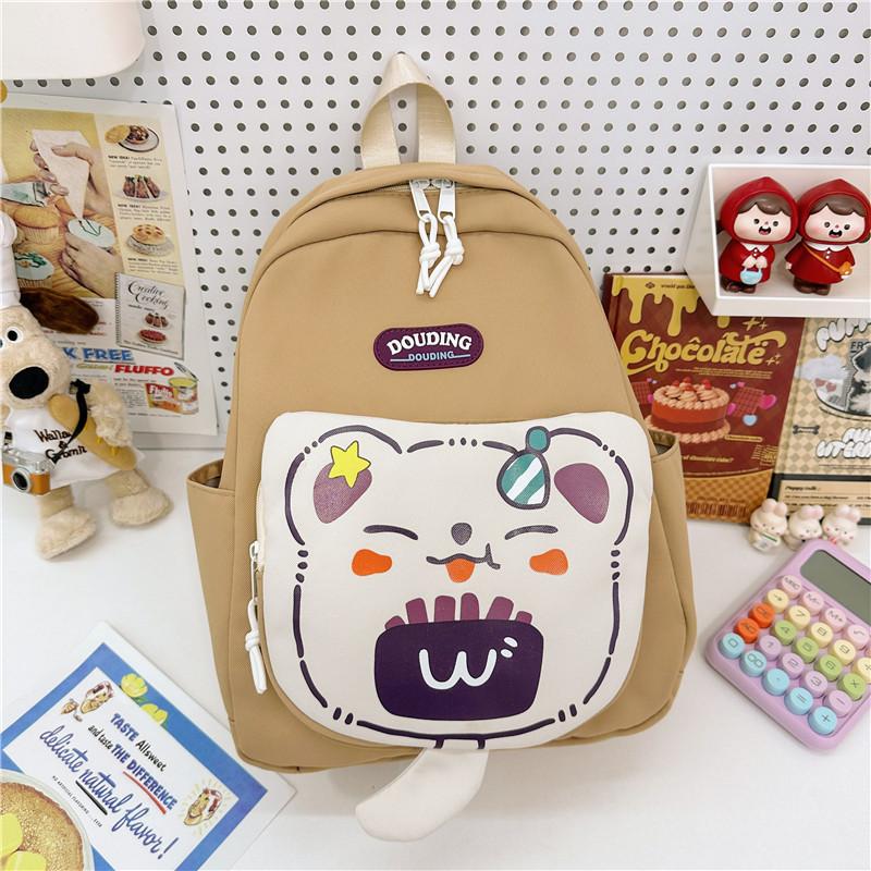 Школьный рюкзак новый медведь начальная школа мальчики и девочки 1-3 классы повседневный универсальный рюкзак большая вместимость