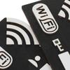 2 шт. Деревянный настенный знак с паролем WiFi, многоразовая доска с паролем сети, знак WiFi для гостей, гостиничного номера, офиса, для посетителей