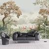 Nordic Wallpaper Tropical Forest Flamingos Mural Living Room Bedroom Sofa Backdrop Fresco Home Decor