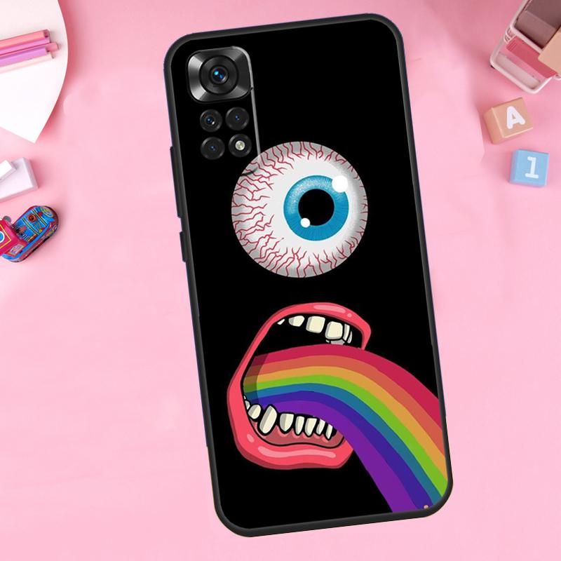 Руки с глазами Для Xiaomi Redmi Note 14 10 11 12 13 15 Pro Plus Чехол для телефона Для Redmi 15 15C 14C 12C 10C 13C