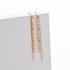 Fashion Piercing Jewelry 925 Sterling Silver Zircon and Chain Tassel Stud Earring for Women Versatile Earring Factory