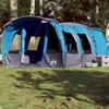 VidaXL Tunnel Camping Tent 8 Person Blue Waterproof, Tent, Camping Shelter, Garden Shelter, Camping Tent, Shelter 94750